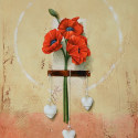 Hearts and Poppies 24"x16"